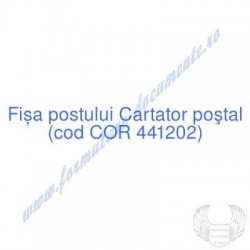 Cartator poştal (cod COR...