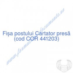 Cartator presă (cod COR...