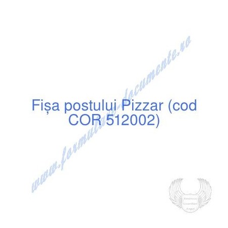 Fisa postului pizzar