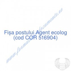 Agent ecolog (cod COR...