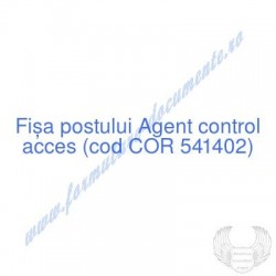 Agent control acces (cod...