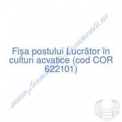 Lucrător în culturi...