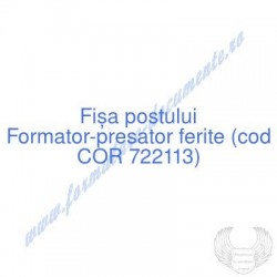 Formator-presator ferite...