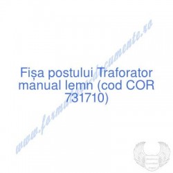 Traforator manual lemn (cod...