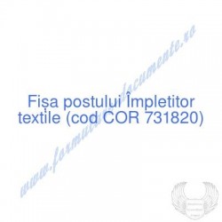 Împletitor textile (cod COR...
