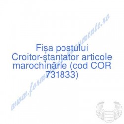 Croitor-ştanţator articole...