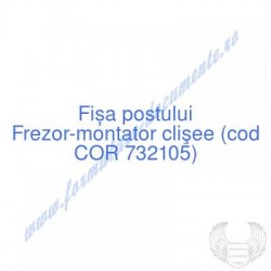 Frezor-montator clişee (cod...