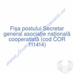 Secretar general asociaţie...