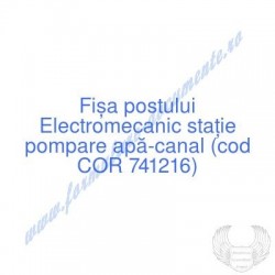 Electromecanic staţie...