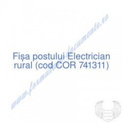 Electrician rural (cod COR...