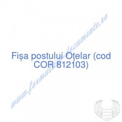 Oţelar (cod COR 812103) -...