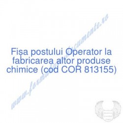 Operator la fabricarea...