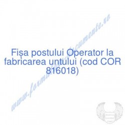 Operator la fabricarea...
