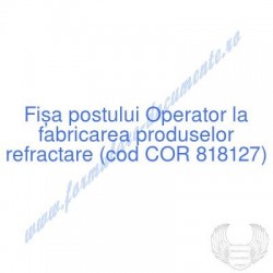 Operator la fabricarea...