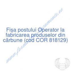 Operator la fabricarea...