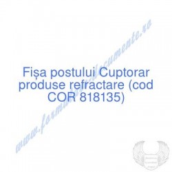 Cuptorar produse refractare...
