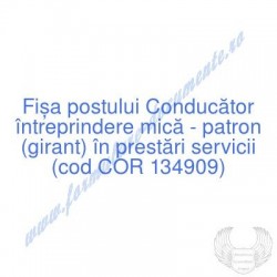 Conducător întreprindere...