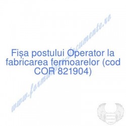 Operator la fabricarea...