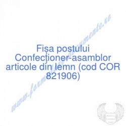Confecţioner-asamblor...