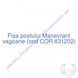 Manevrant vagoane (cod COR...