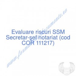 Secretar-şef notariat (cod...