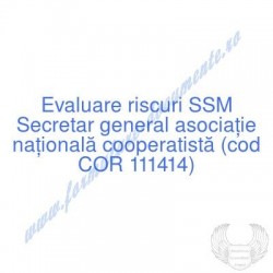 Secretar general asociaţie...