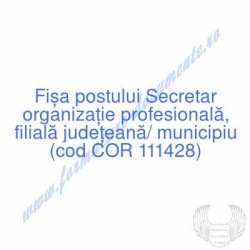 Secretar organizaţie...