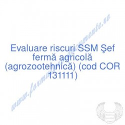 Şef fermă agricolă...