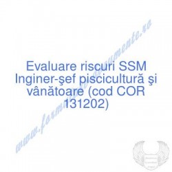 Inginer-şef piscicultură şi...