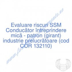 Conducător întreprindere...