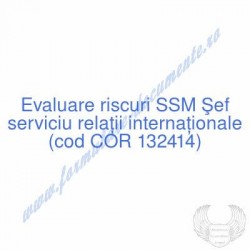 Şef serviciu relaţii...