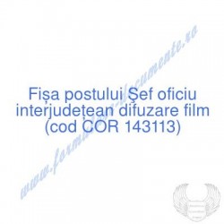 Şef oficiu interjudeţean...