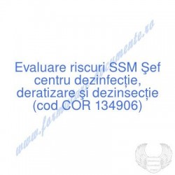 Şef centru dezinfecţie,...