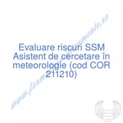 Asistent de cercetare în...