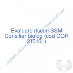 Consilier biolog (cod COR...