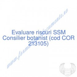 Consilier botanist (cod COR...