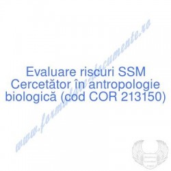 Cercetător în antropologie...