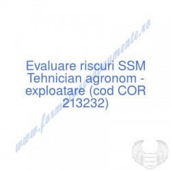 Tehnician agronom -...