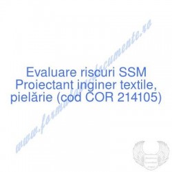 Proiectant inginer textile,...