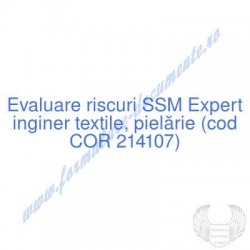 Expert inginer textile,...