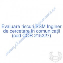 Inginer de cercetare în...