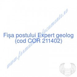 Expert geolog (cod COR...