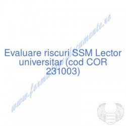 Lector universitar (cod COR...