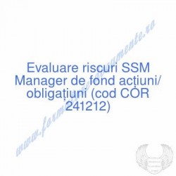 Manager de fond acţiuni,...