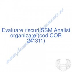 Analist organizare (cod COR...