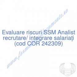 Analist recrutare,...