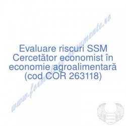 Cercetător economist în...