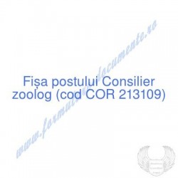 Consilier zoolog (cod COR...
