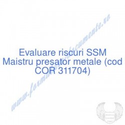 Maistru presator metale...