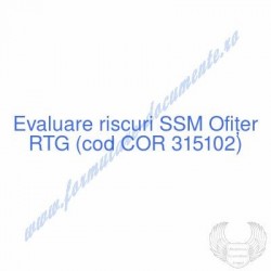 Ofiţer RTG (cod COR 315102)...